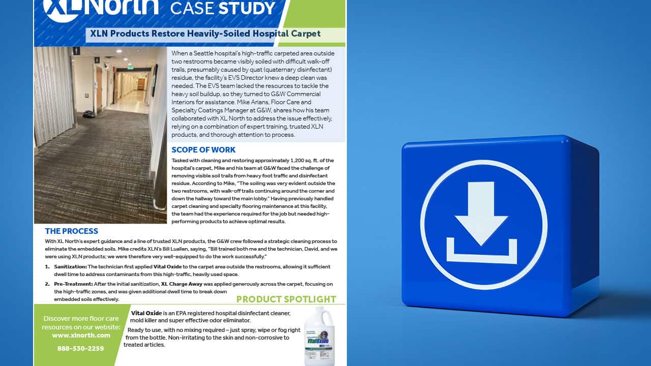 Cleaning Heavily Soiled Hospital Carpet Case Study